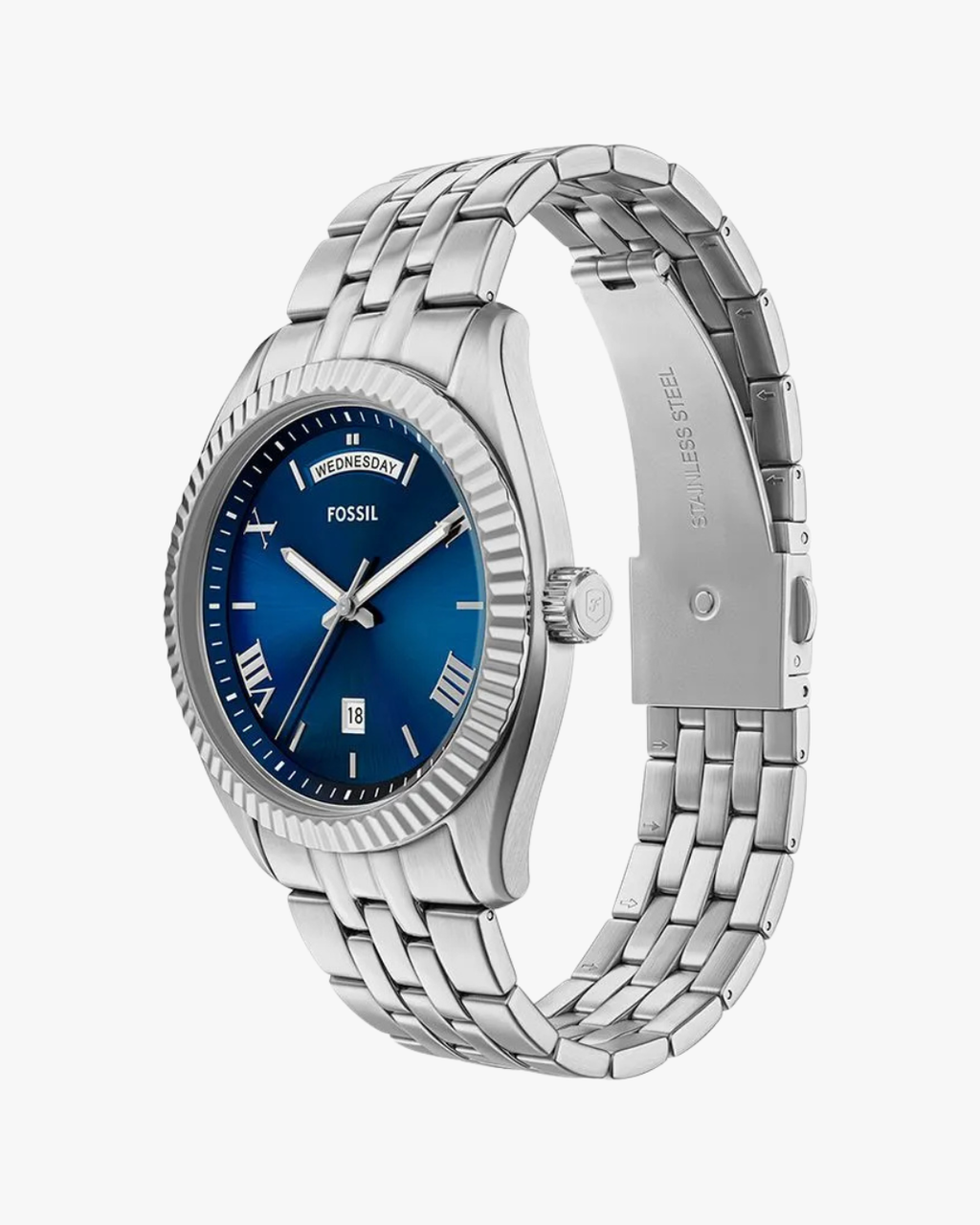 Fossil Campbell Prateado