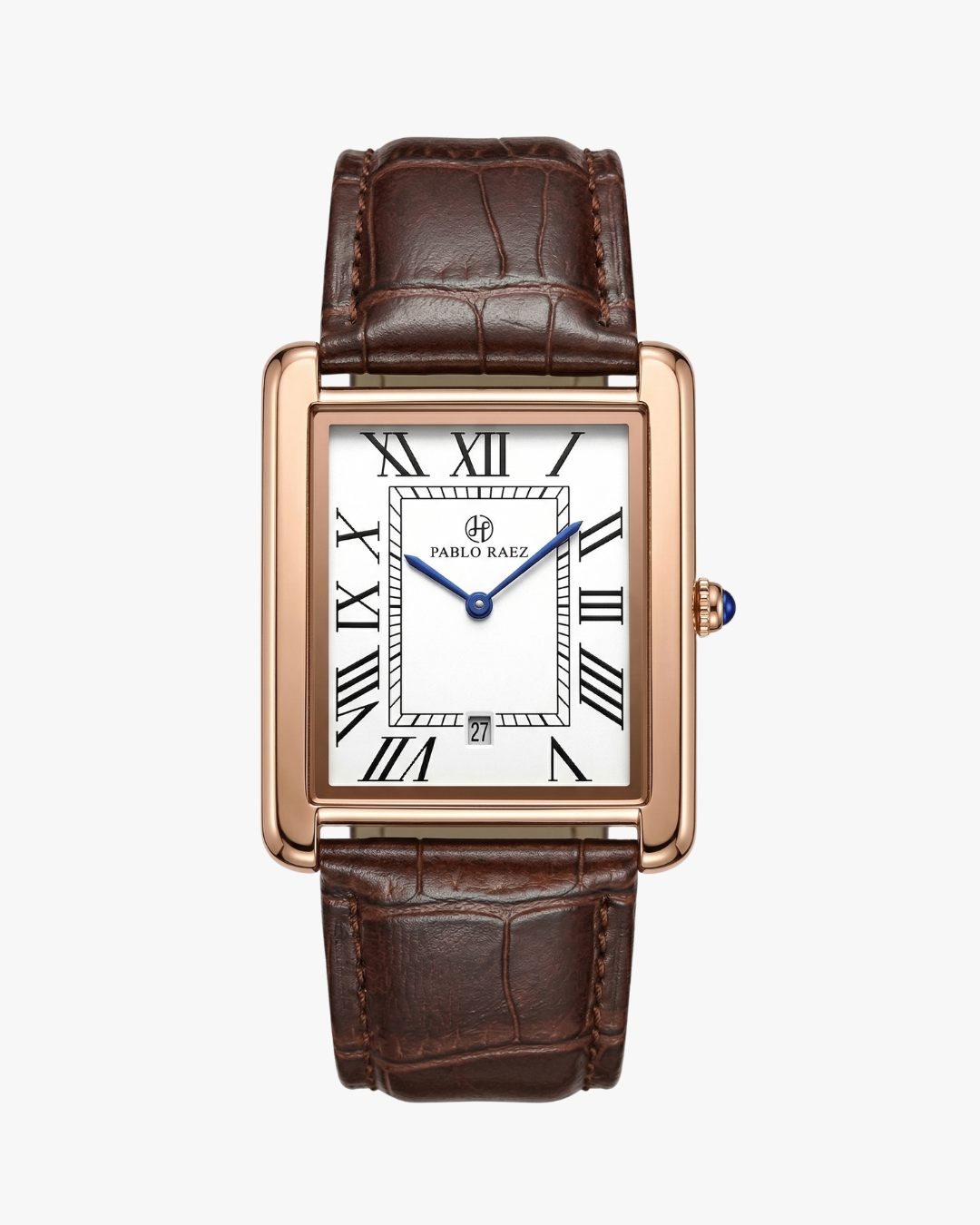 Pablo Raez Tank Classic Pulseira Couro Marrom