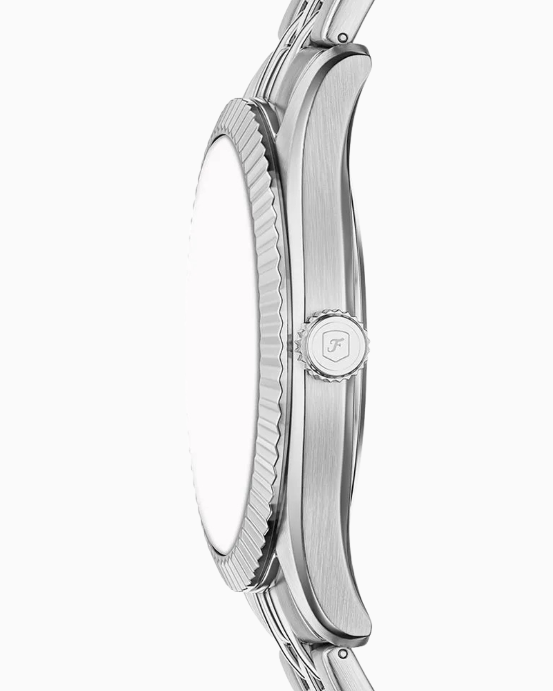 Fossil Campbell Pulseira Prateada