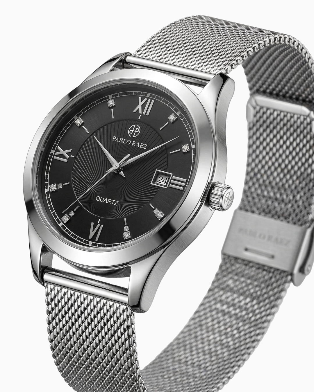 Pablo Raez Caspian Mostrador Preto Pulseira Malha