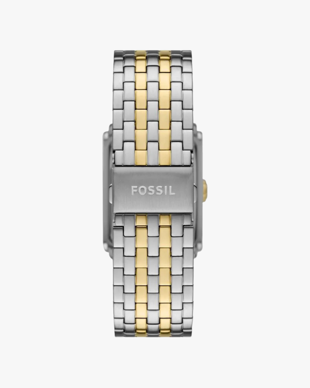 Fossil Carraway Tank Pulseira Aço inoxidável Bicolor