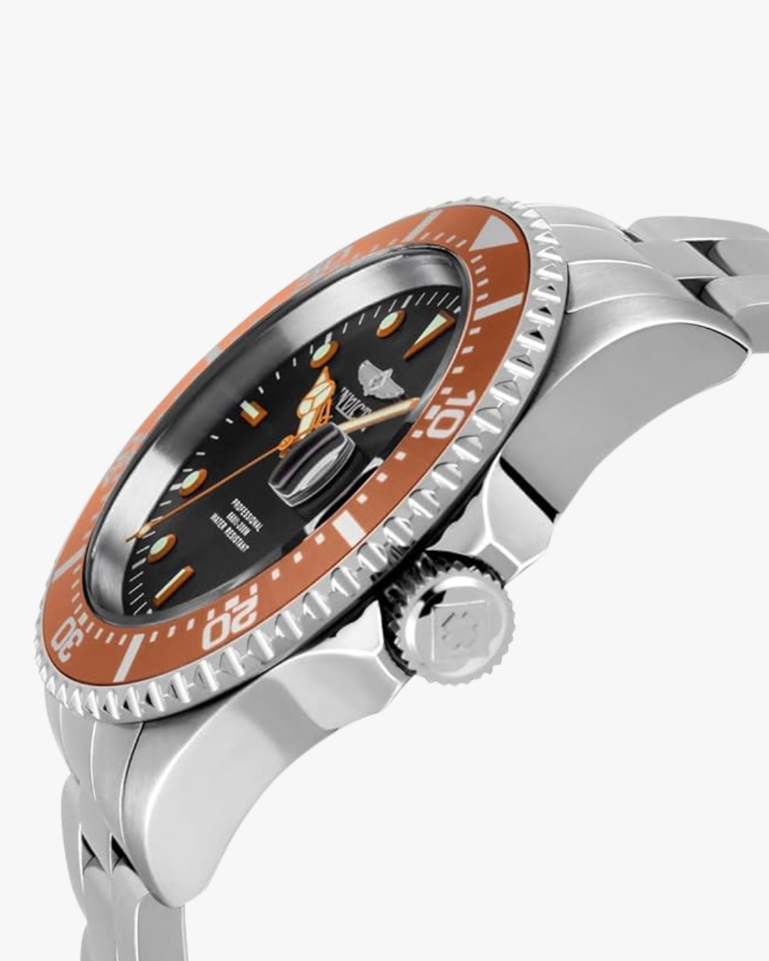 Invicta Pro Diver Mostrador Bicolor Laranja