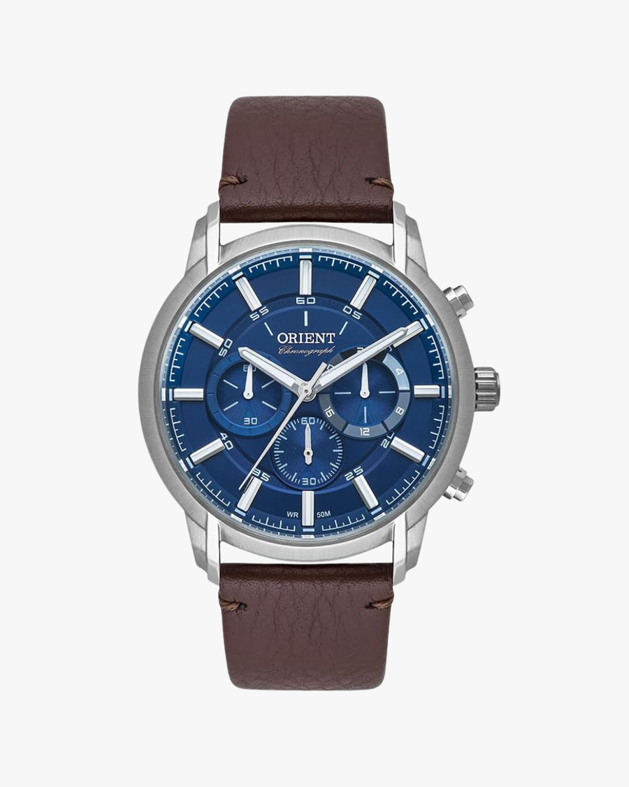 Orient Chronograph Mostrador Azul