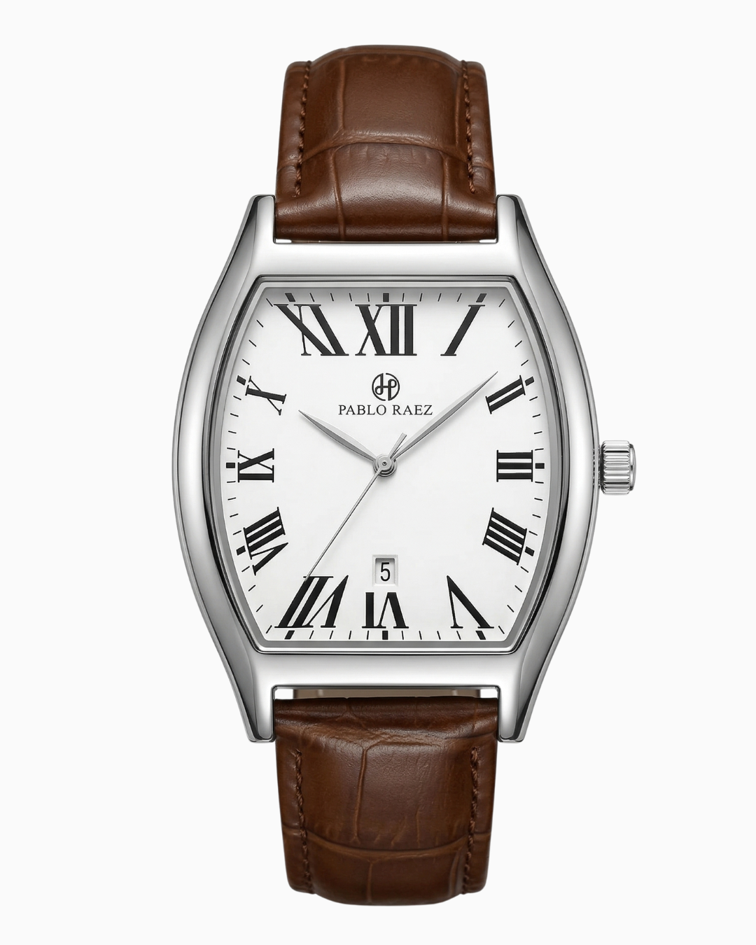 Pablo Raez Barrel Pulseira Couro Marrom