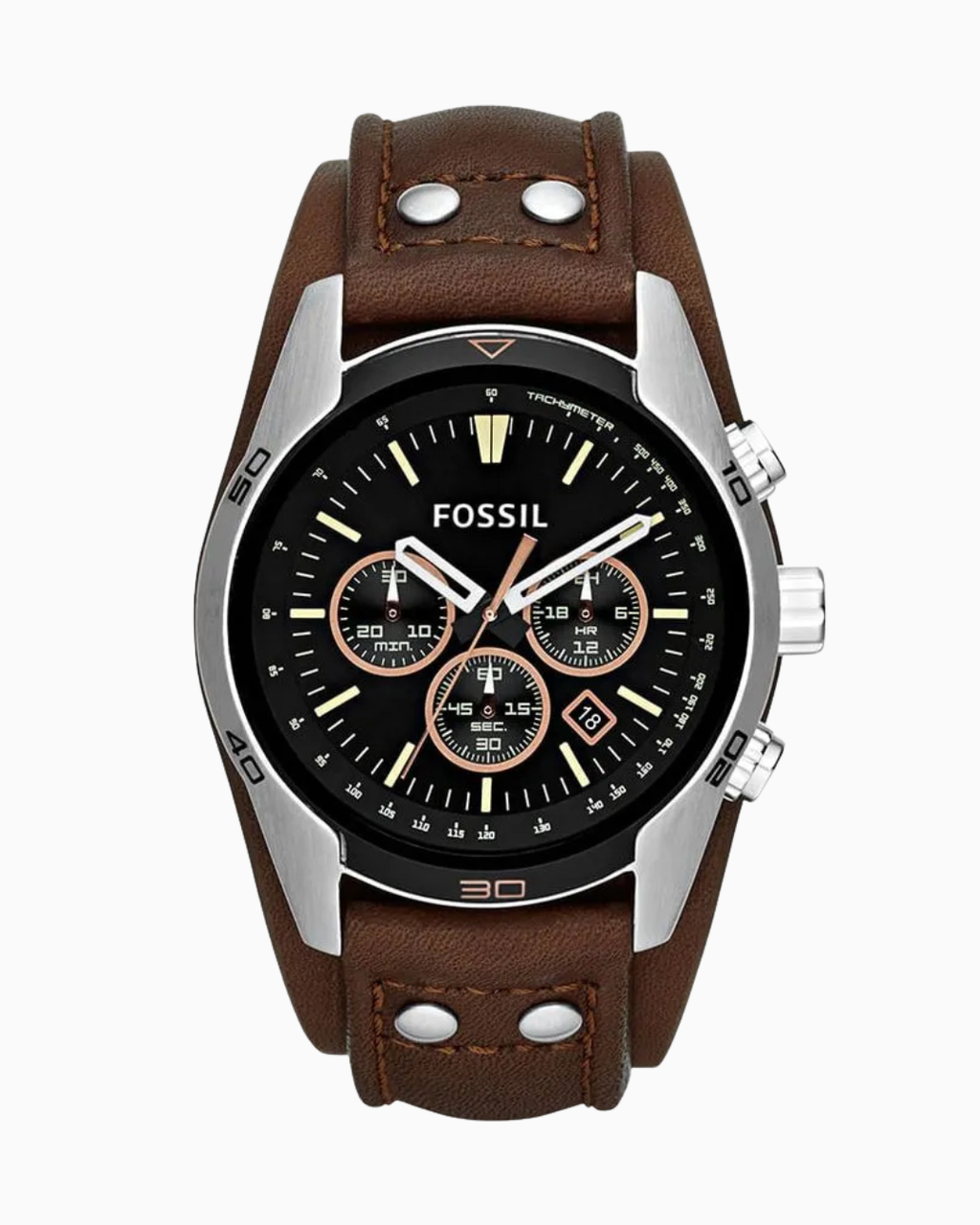Fossil Coachman Pulseira Couro