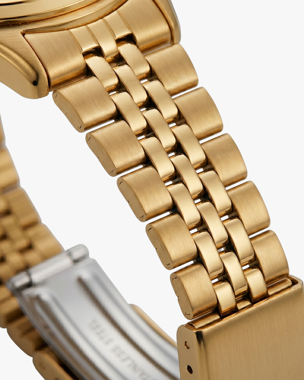 Orient Três Estrelas Dourado Mostrador Branco