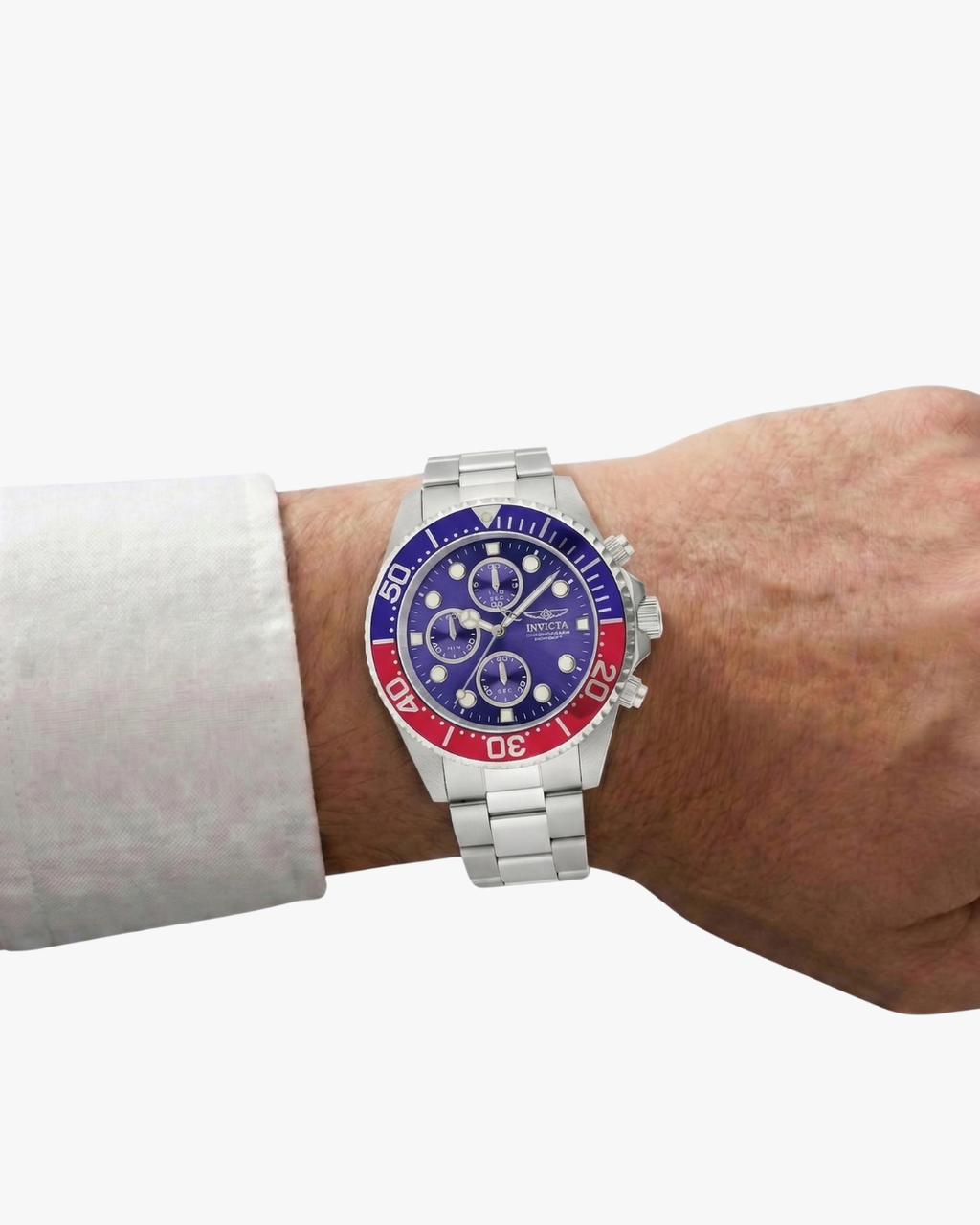 Invicta Pro Diver Mostrador Bicolor Azul