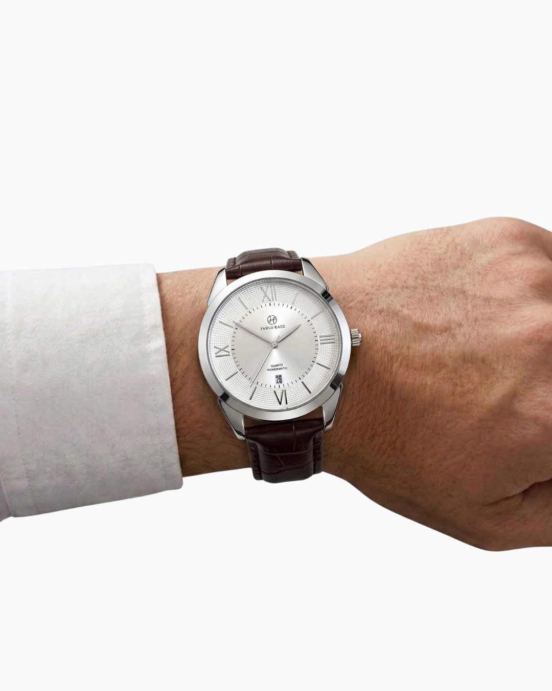 Pablo Raez Coliseu Pulseira Couro Marrom