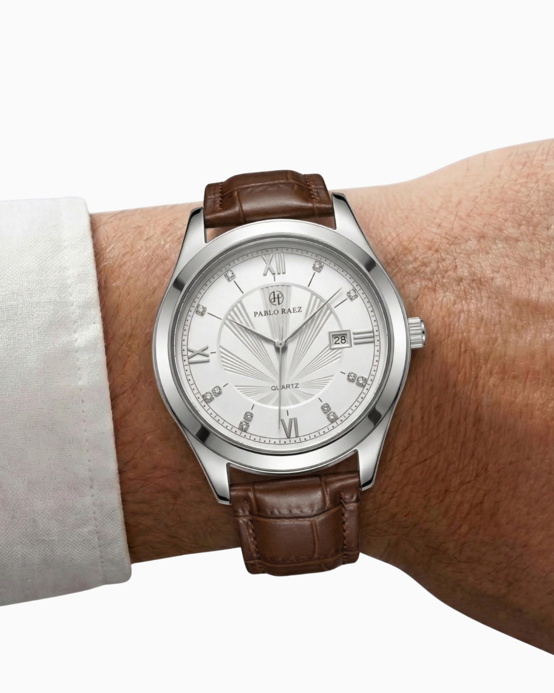 Pablo Raez Magalhães Pulseira Couro Marrom