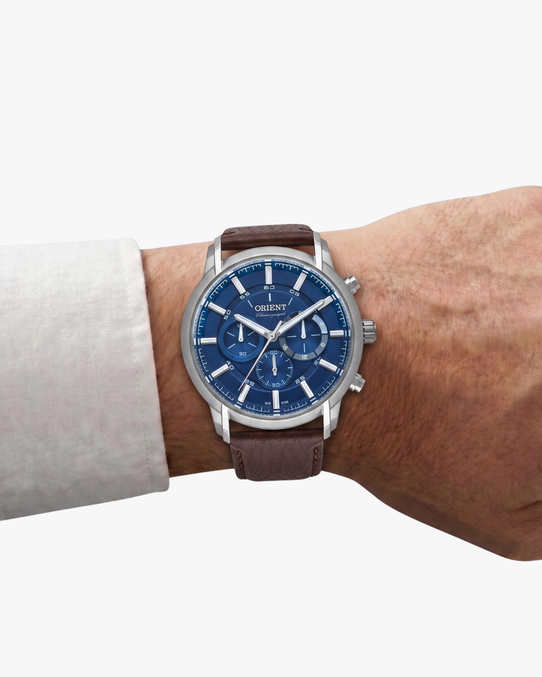 Orient Chronograph Mostrador Azul