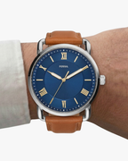 Fossil Others Pulseira Couro Marrom