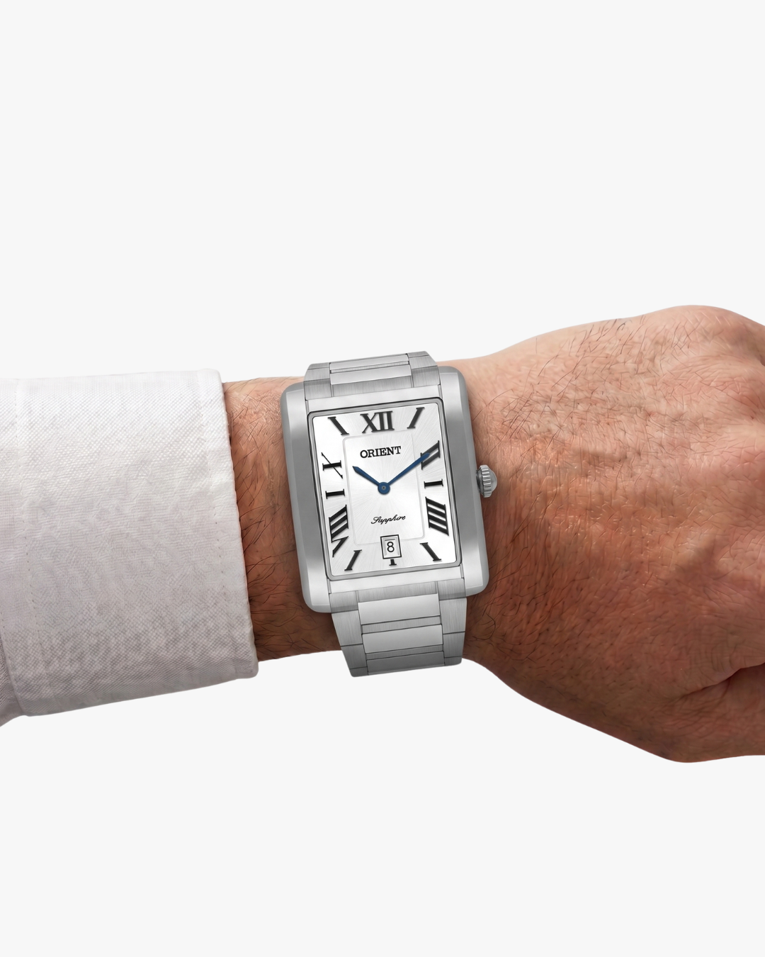 Orient Tank Saphire Mostrador Branco