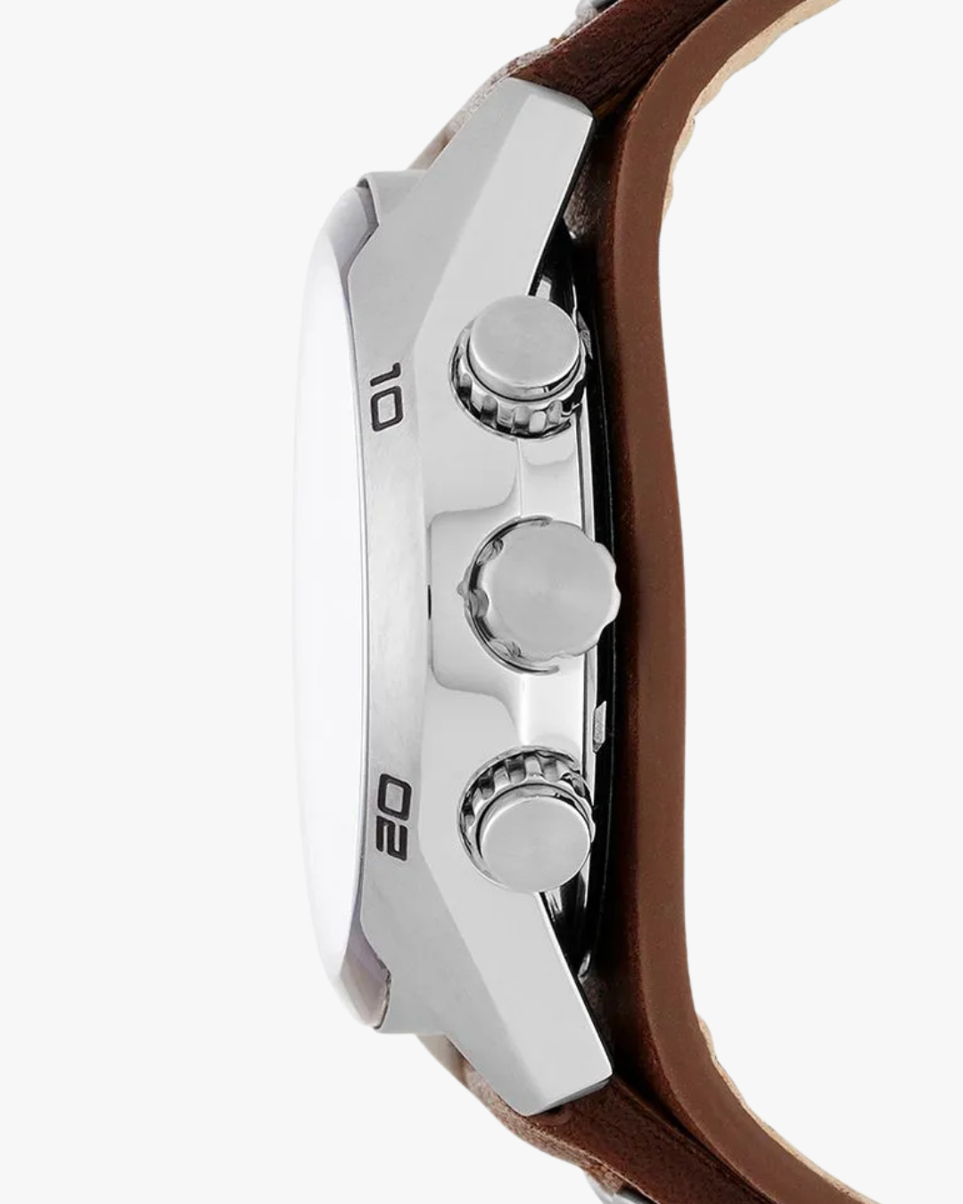 Fossil Coachman Pulseira Couro Marrom
