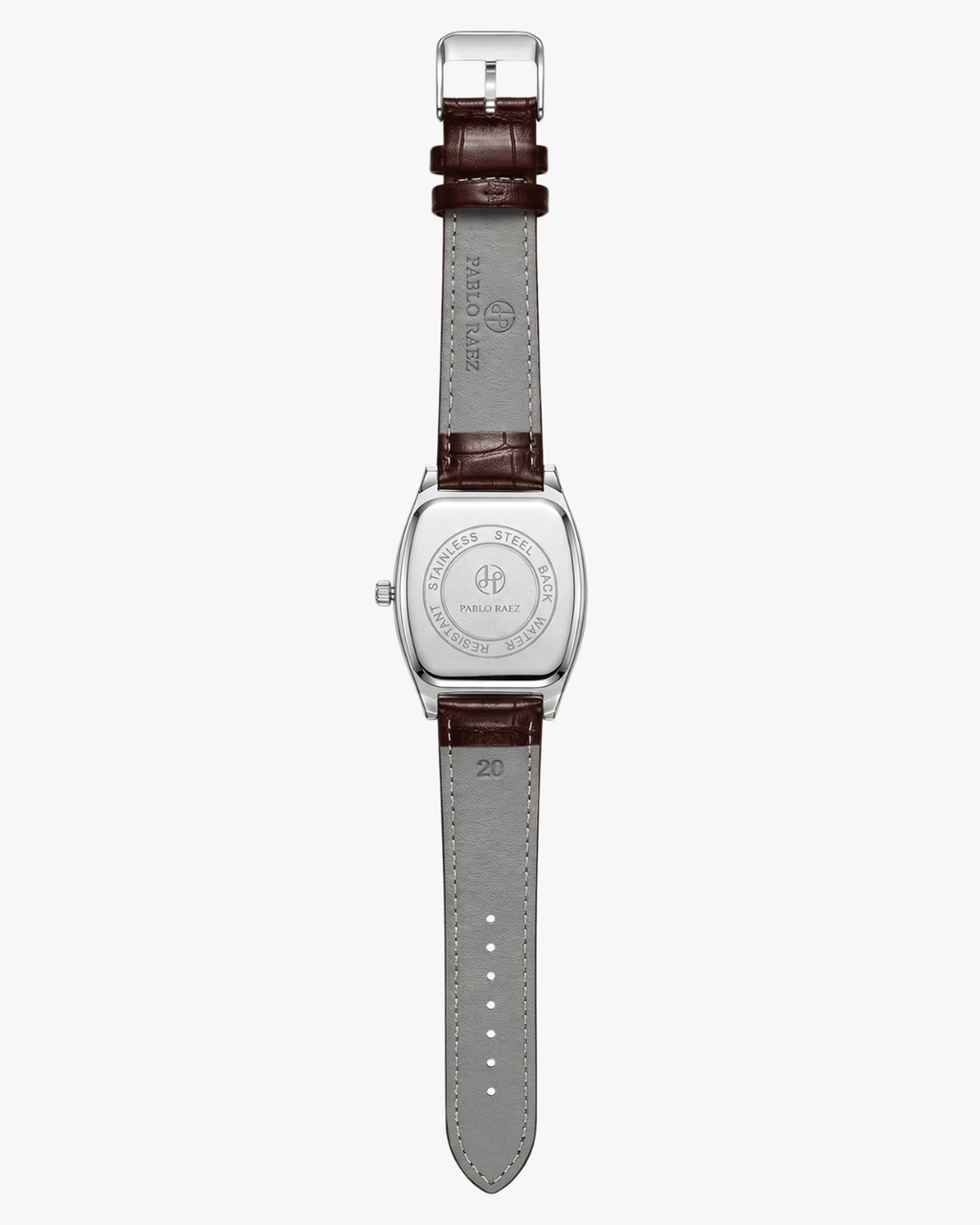 Pablo Raez Barrel Pulseira Couro Marrom