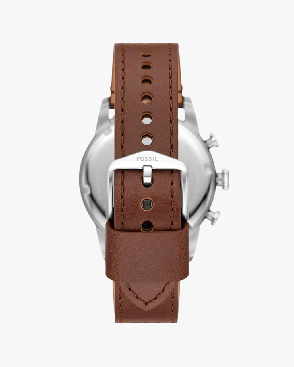 Fossil Sport Tourer Pulseira Couro Perfurado Marrom