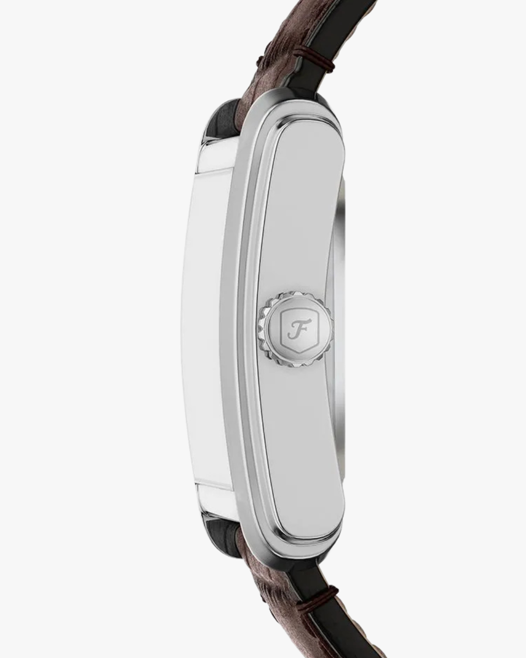 Fossil Carraway Tank Pulseira Couro Marrom