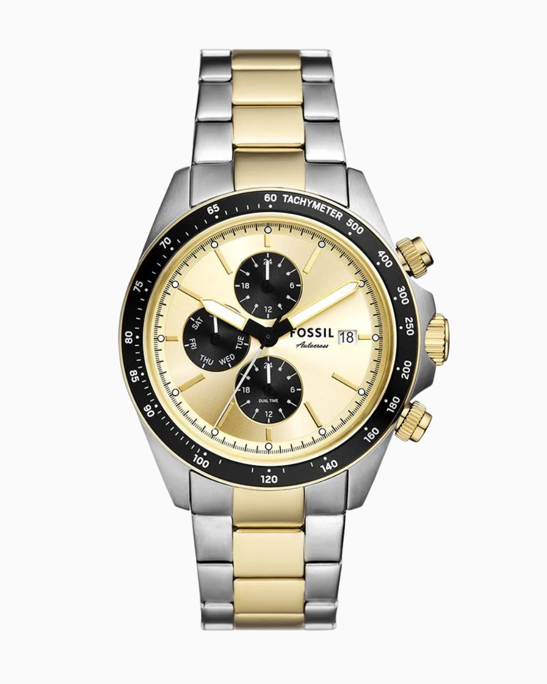 Fossil Autocross Mostrador Dourado