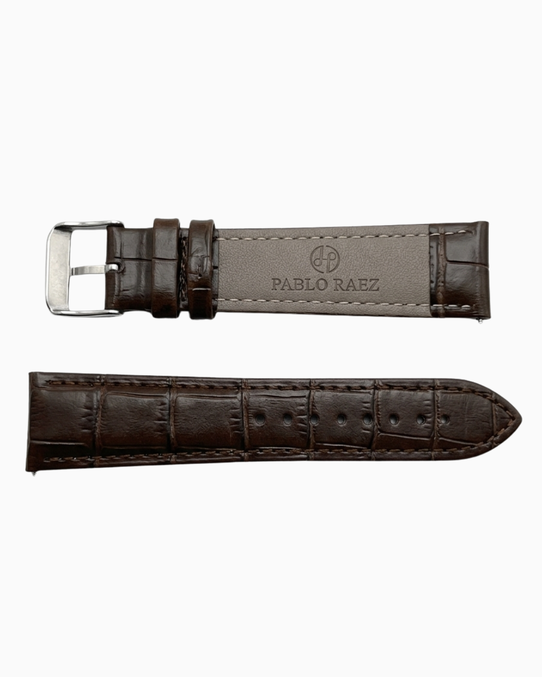 Pablo Raez Coliseu Pulseira Couro Marrom