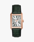 Fossil Carraway Tank Pulseira Couro Verde