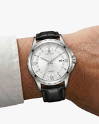 Pablo Raez DaVinci Pulseira Couro Preto