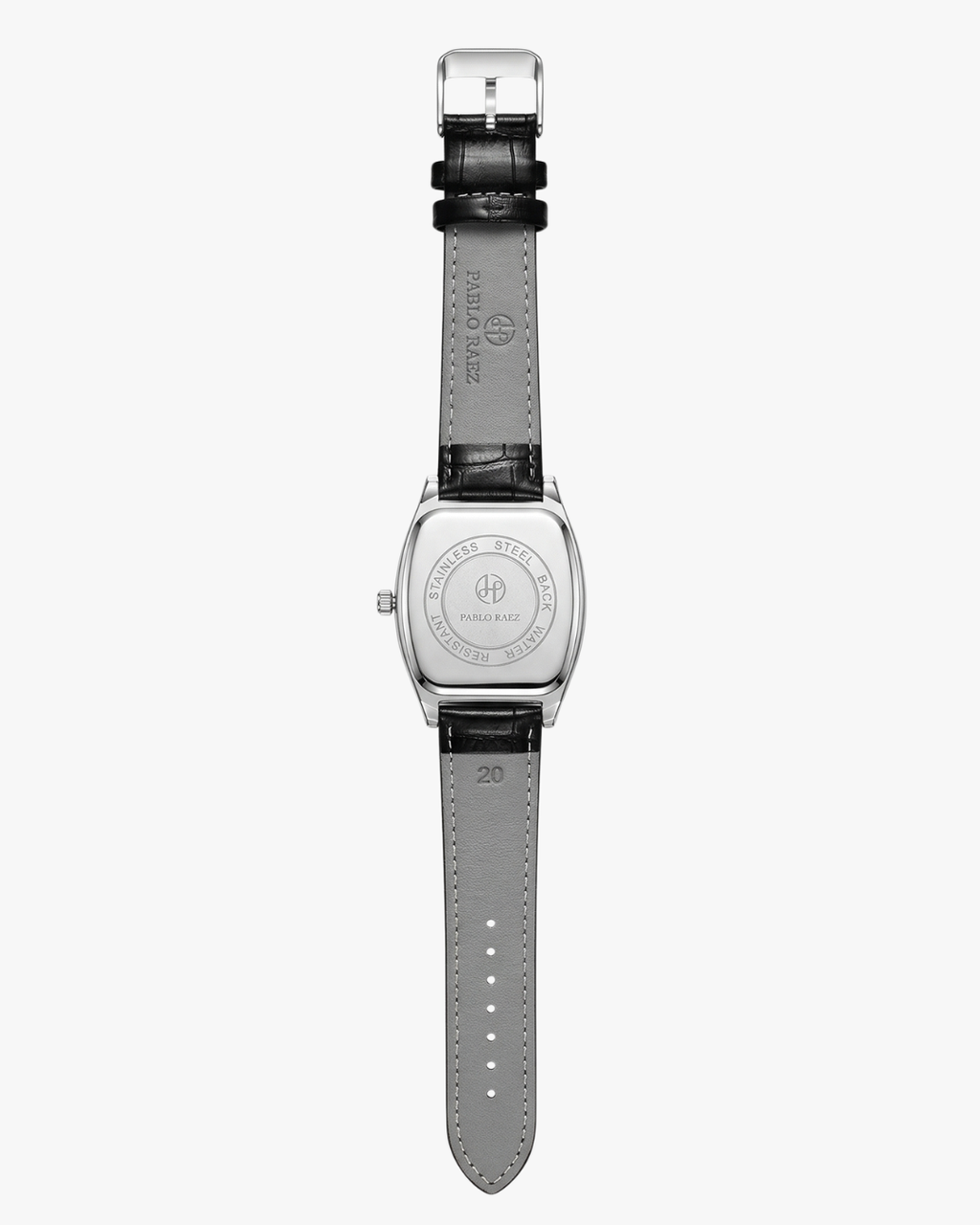Pablo Raez Barrel Pulseira Couro Preto
