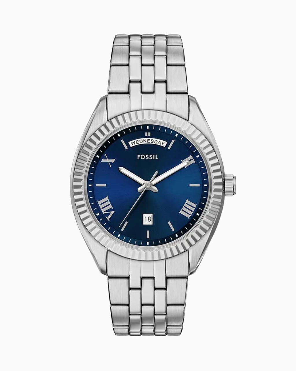 Fossil Campbell Pulseira Prateada