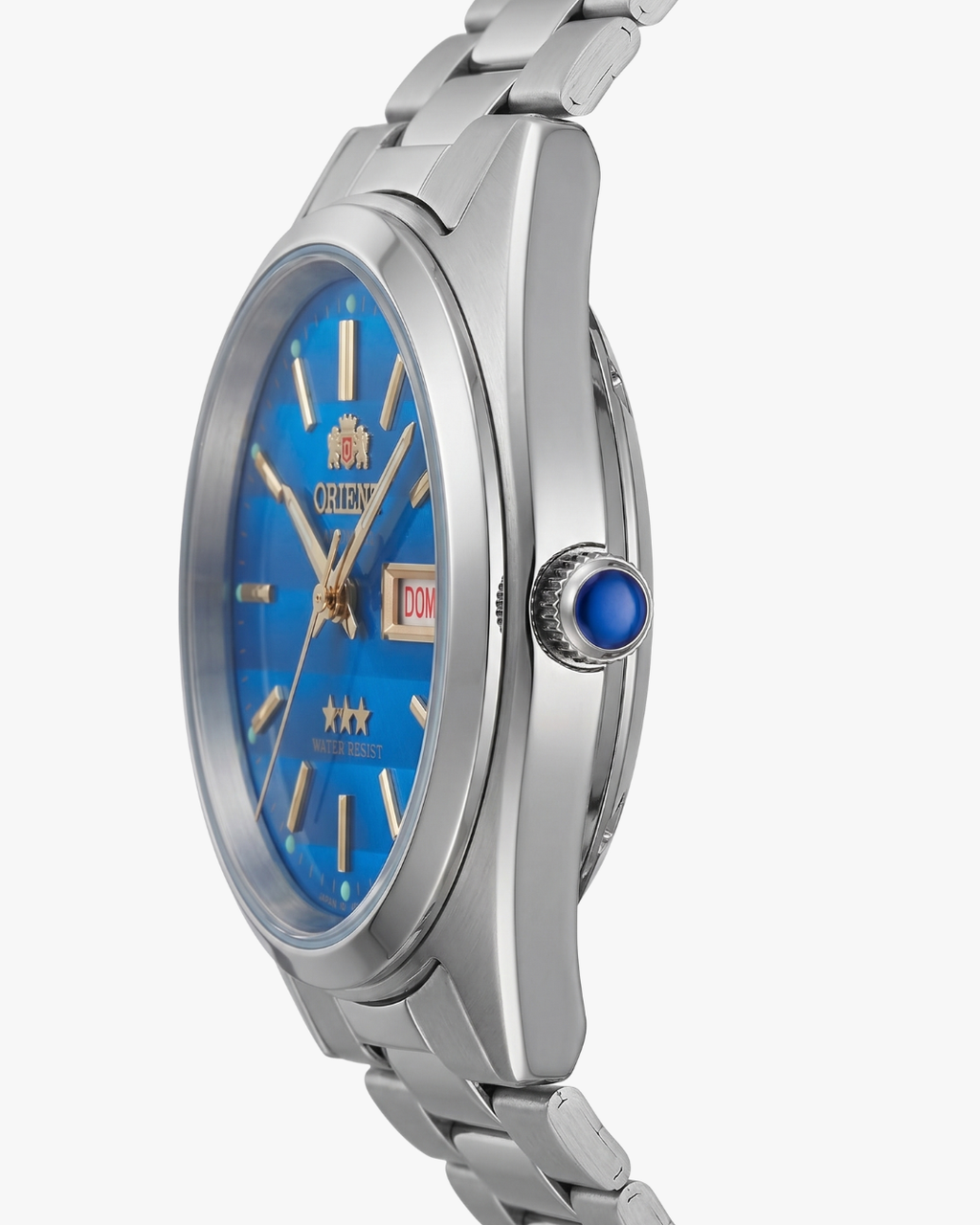 Orient Três Estrelas Mostrador Azul Oceano